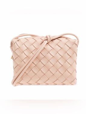 BOTTEGA VENETA Loop mini Intrecciato leather camera crossbody bag